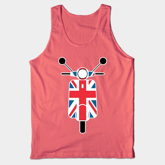 Brit Scooter Tank Top by Skatee